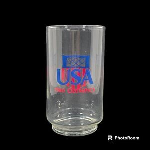 Vintage 1980 Winter‎ Olympics Lake Placid Collectible Glass 13 oz